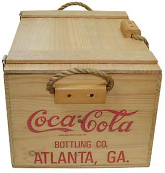 コカコーラ･アンティーク木製クーラーボックス/ケンズアメリカ